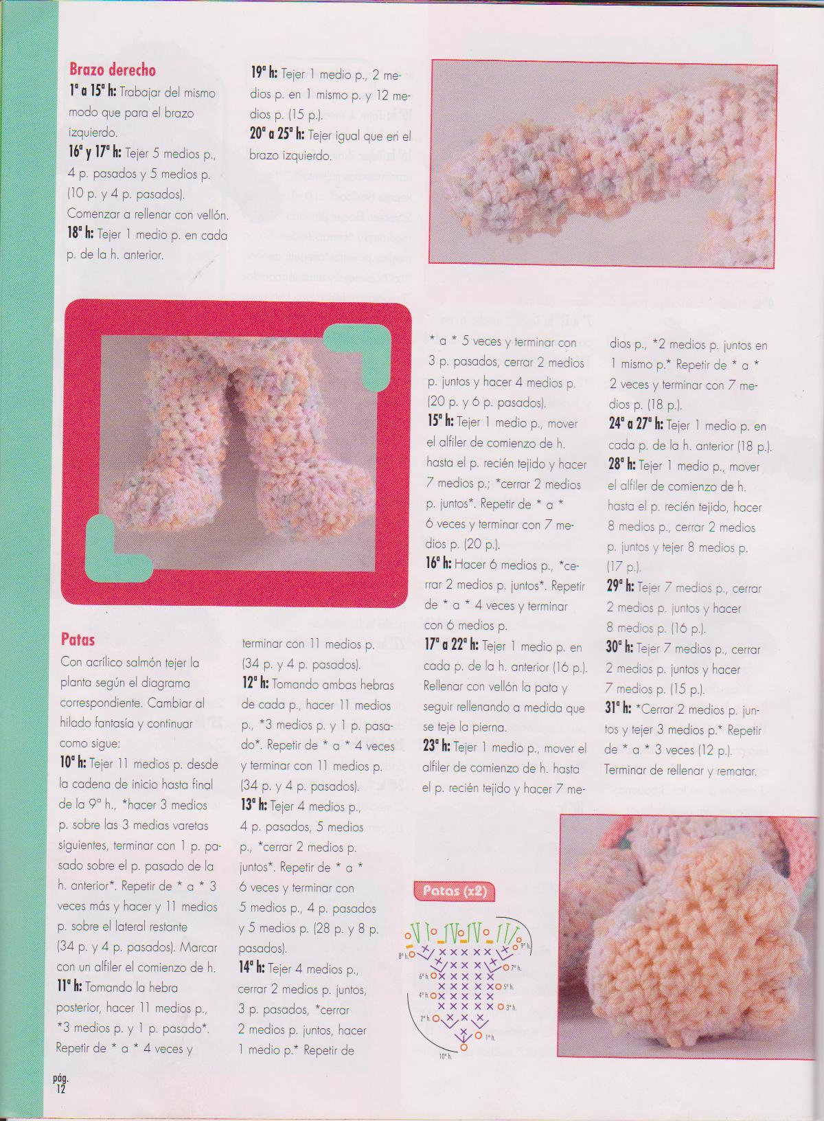 Bear with dress amigurumi pattern 1 (4)