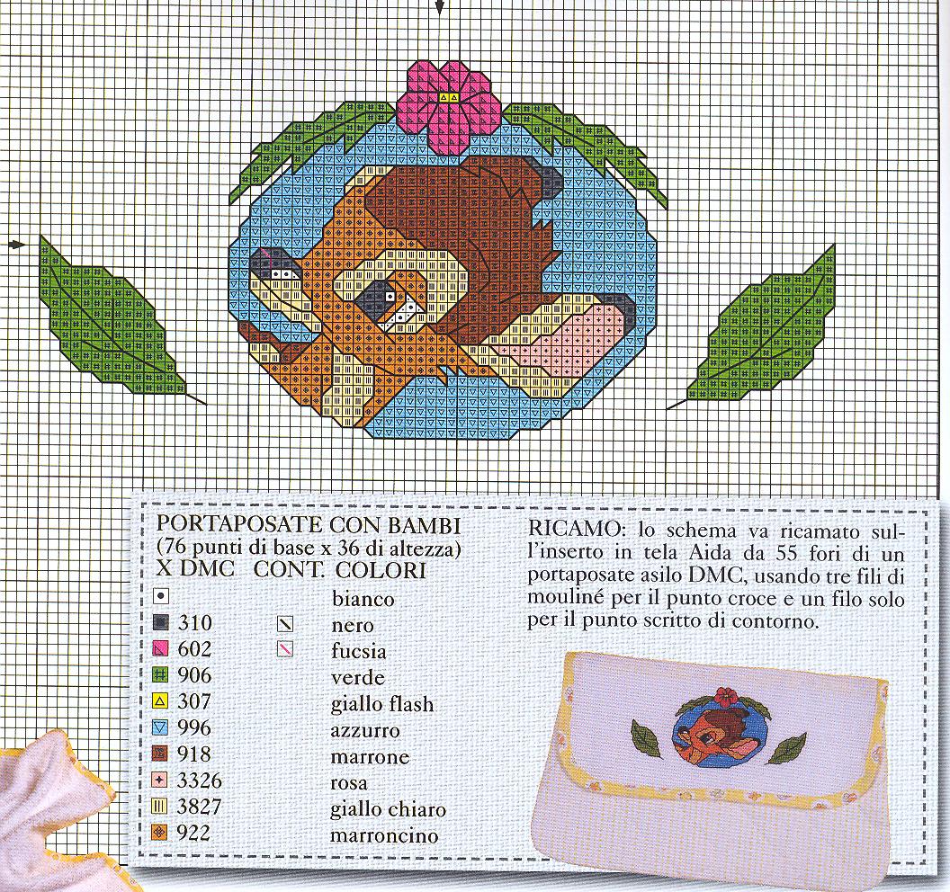 Beautiful cross stitch patterns Disney baby (2)