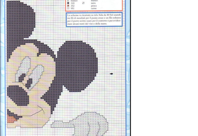 Beautiful cross stitch patterns Disney baby (3)