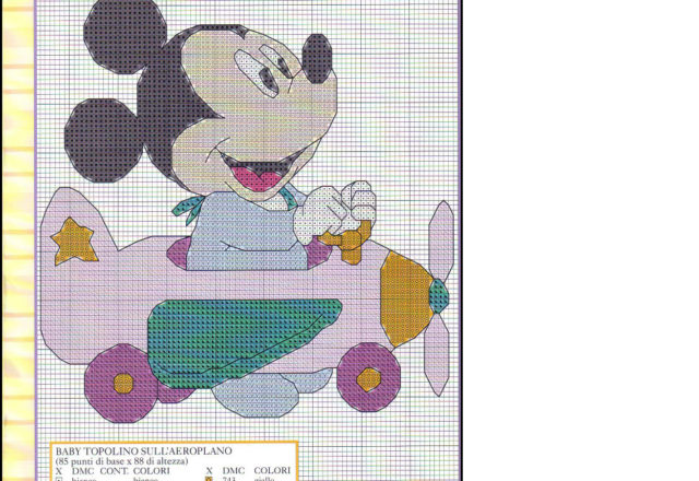 Beautiful cross stitch patterns Disney baby (5)