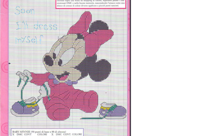 Beautiful cross stitch patterns Disney baby (6)