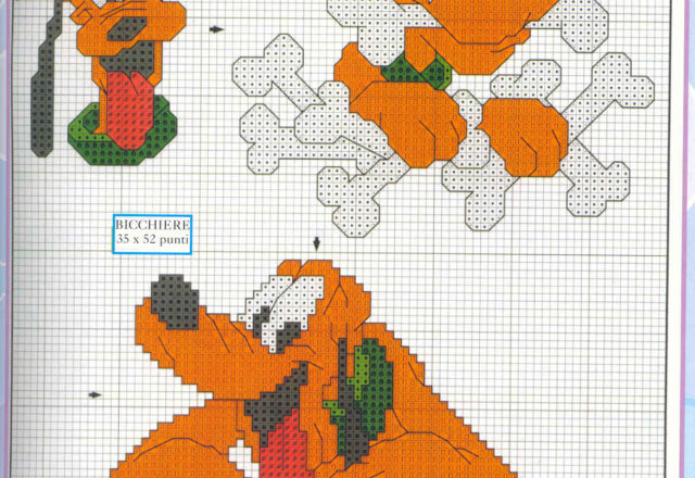 Beautiful cross stitch patterns Disney baby (8)