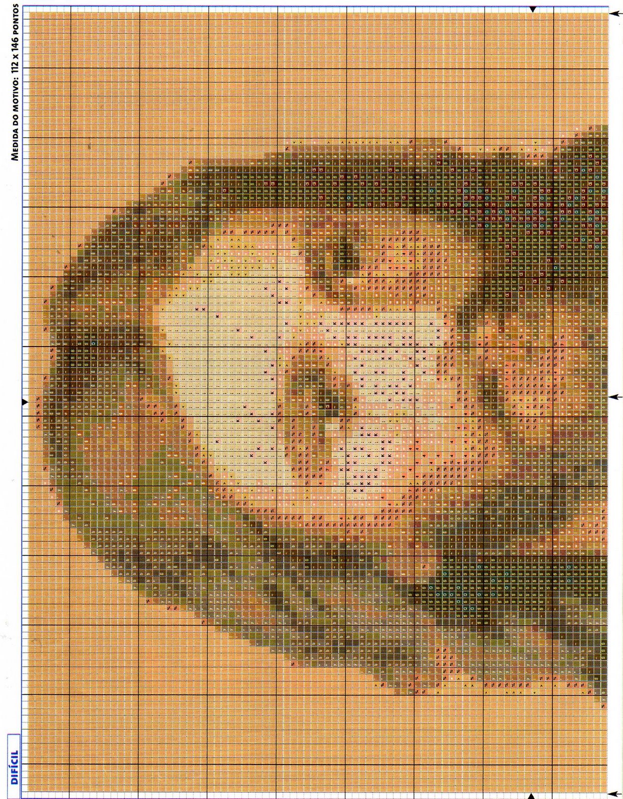 Beautiful cross stitch picture with Jesus (2)