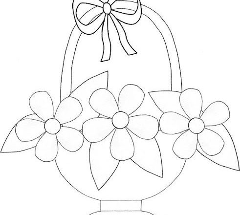Big pot of flowers free hand embroidery designs patterns (2)