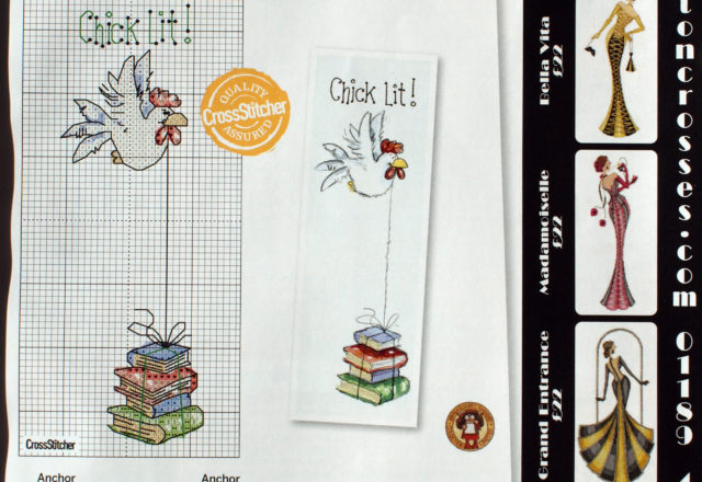 Bookmark with chicken flying home idea