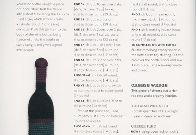 Bottle of wine amigurumi pattern (1)