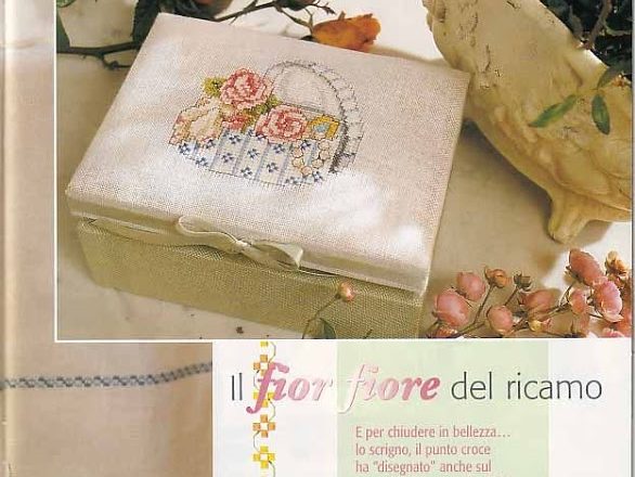 Box of flowers cross stitch pattern (1)