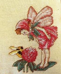 Butterfly Fairy with red dress and hat (1)
