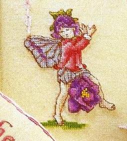 Butterfly Fairy with violet flower (1)