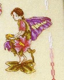 Butterfly Fairy with violet wings (1)