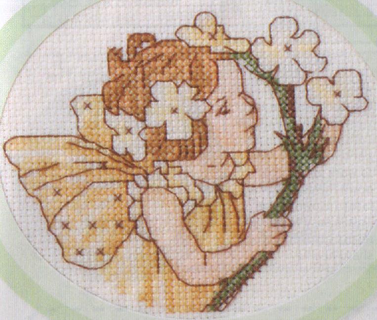 Butterfly Fairy yellow dress and white flowers (3)