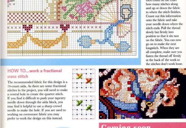 Carousel with horses cross stitch pattern (6)