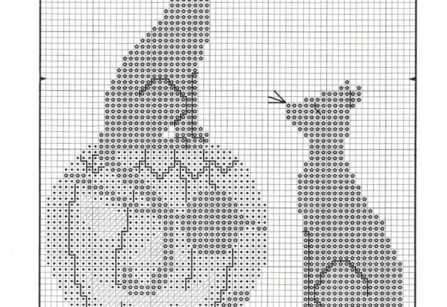 Cat o’ Lantern cross stitch pattern (4)