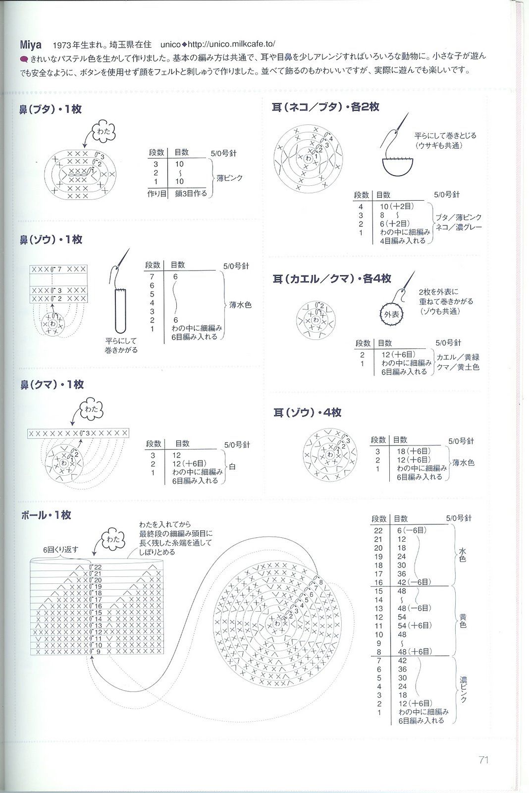 Checkers with animals amigurumi pattern 1 (5)