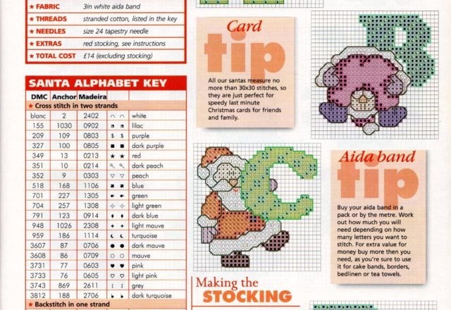 Christmas alphabet with Santa Claus (1)