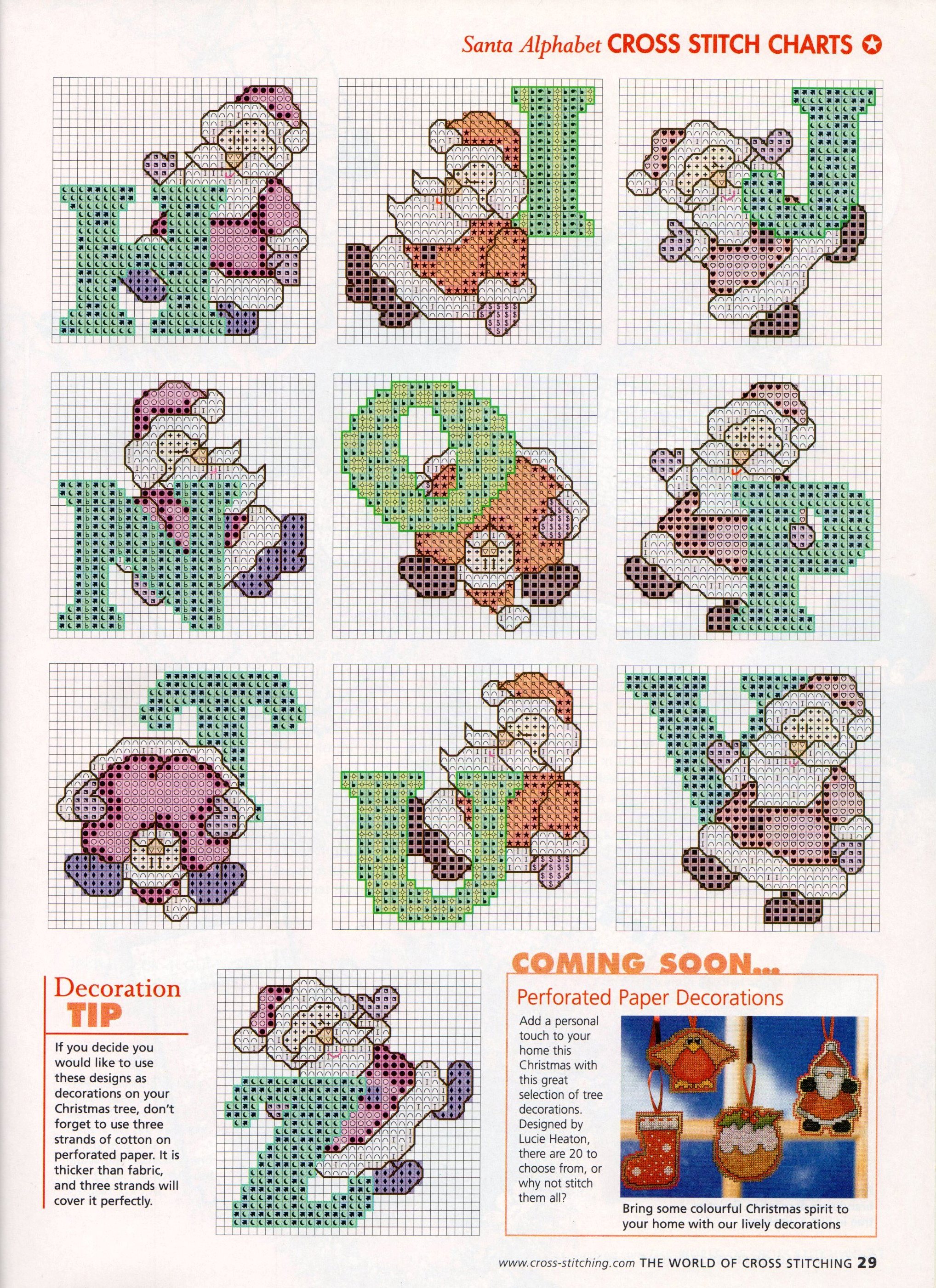 Christmas alphabet with Santa Claus (3)