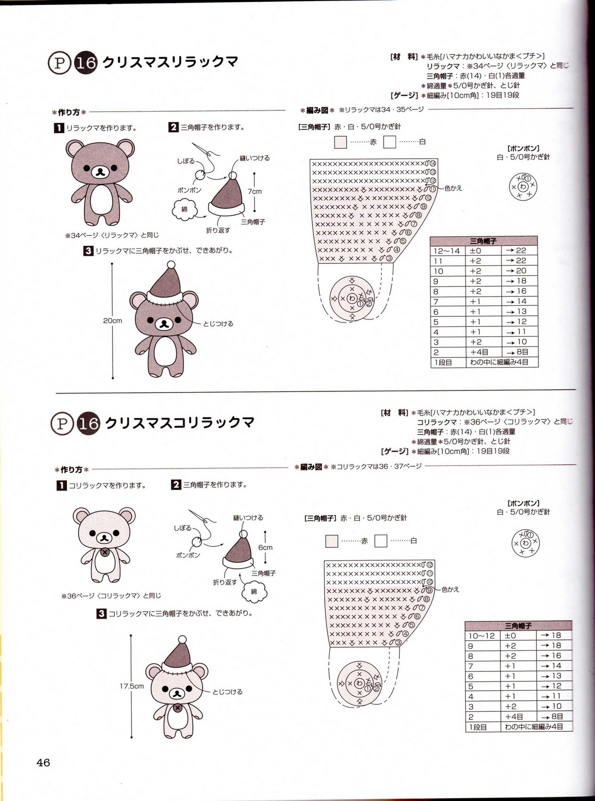 Christmas bear amigurumi pattern (2)