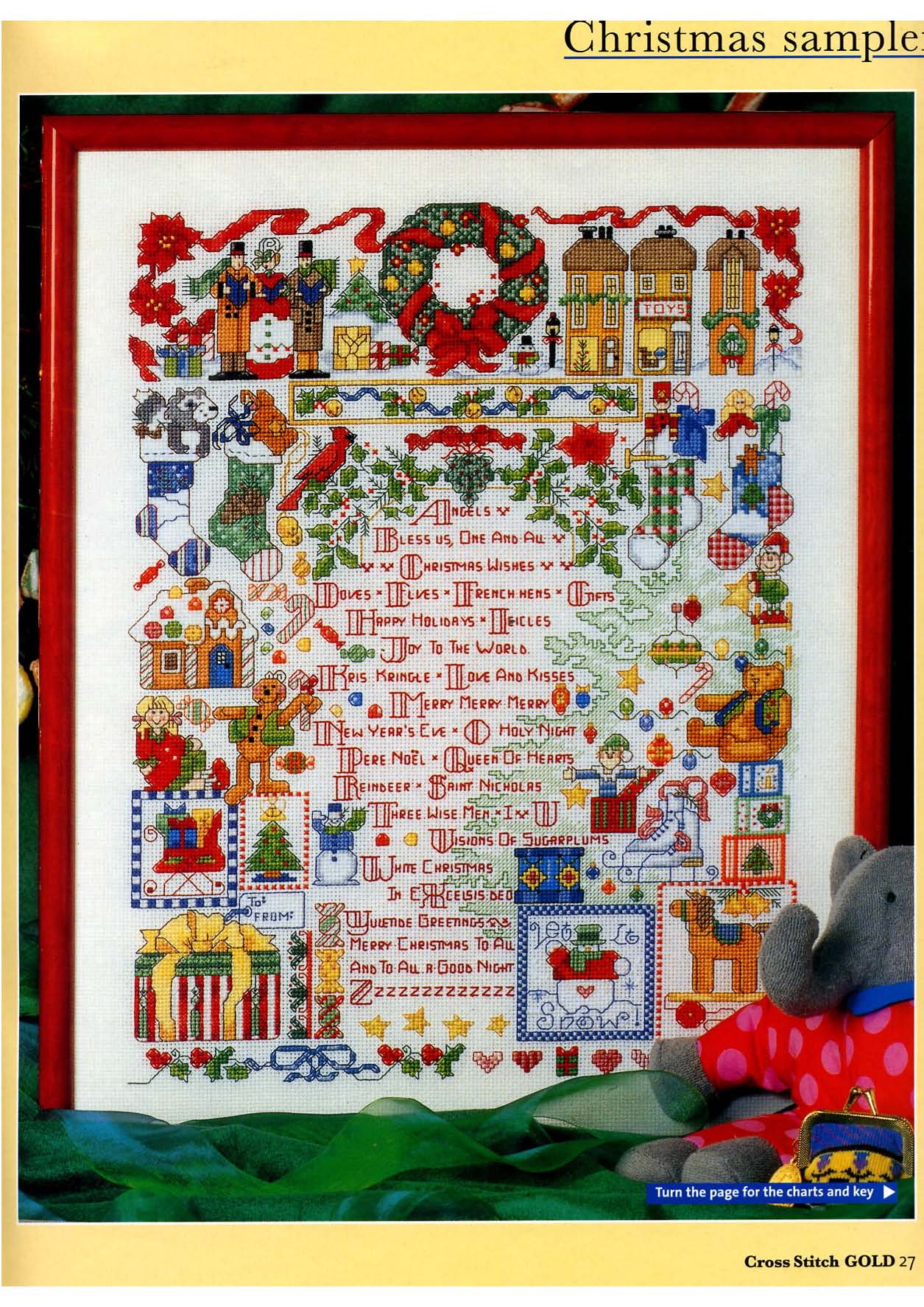 Christmas sampler with lots of details (1)