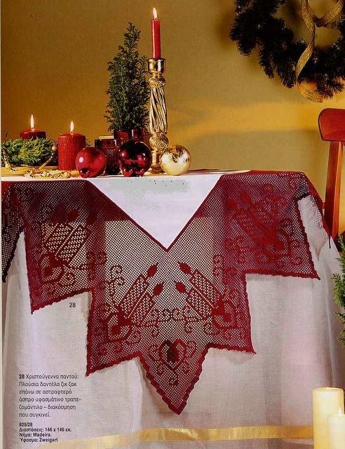 Christmas tablecloth filet (1)