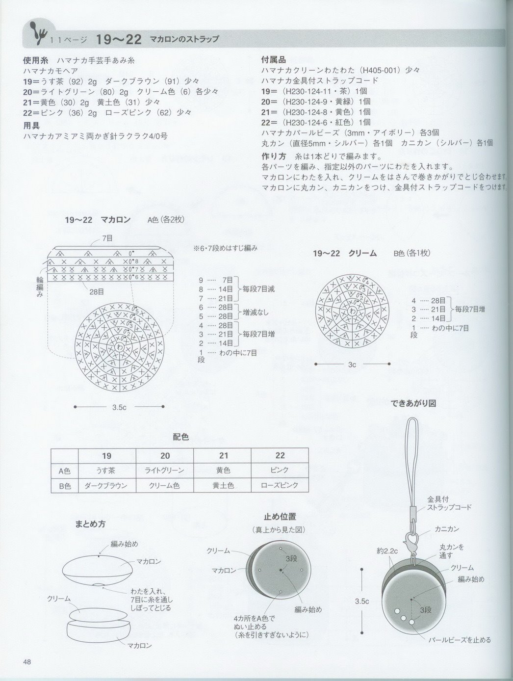Colored biscuits amigurumi pattern 1 (2)