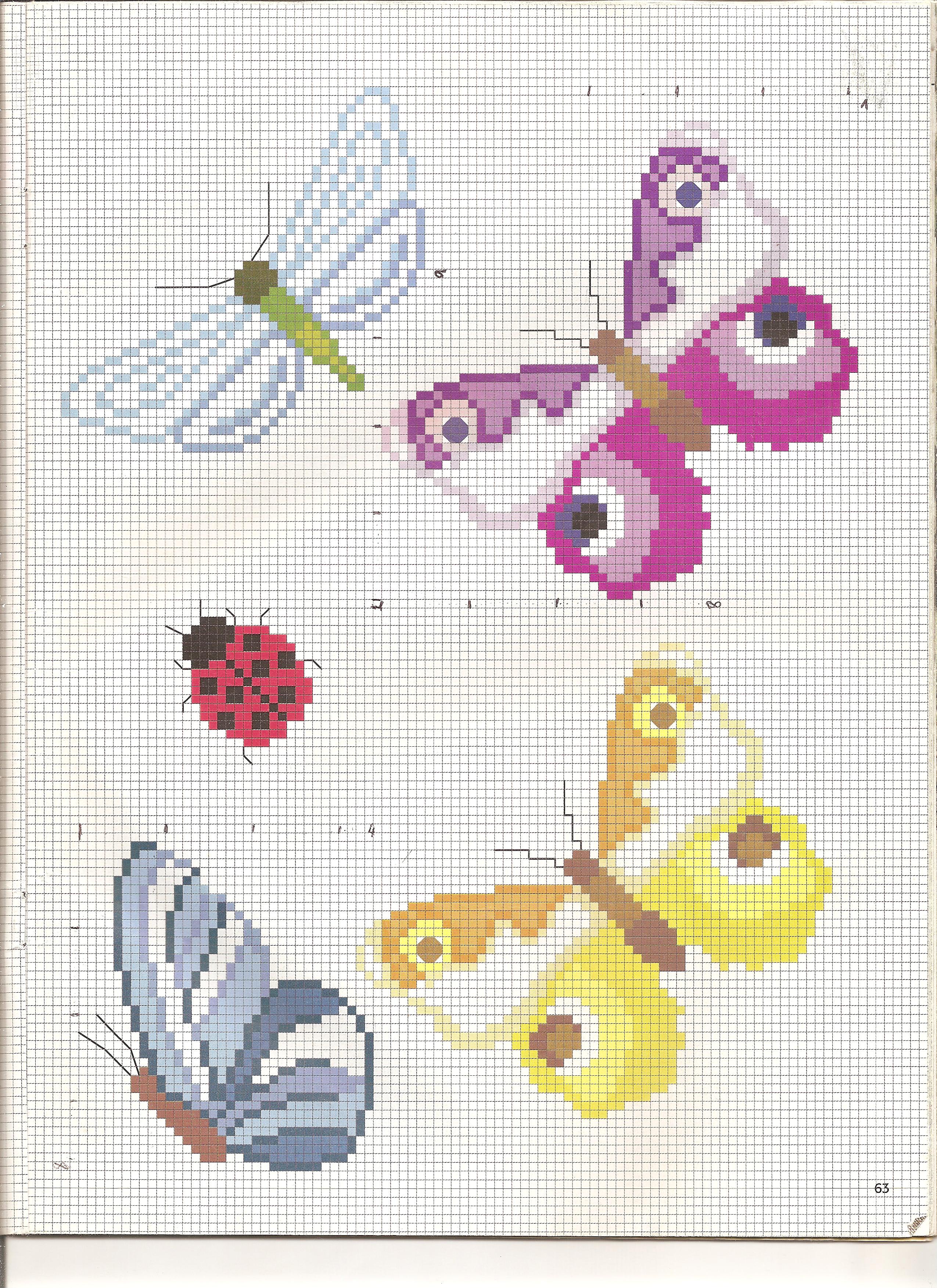 Colored butterflies (2)