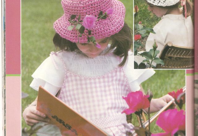 Crochet Child Raffia Hats (1)