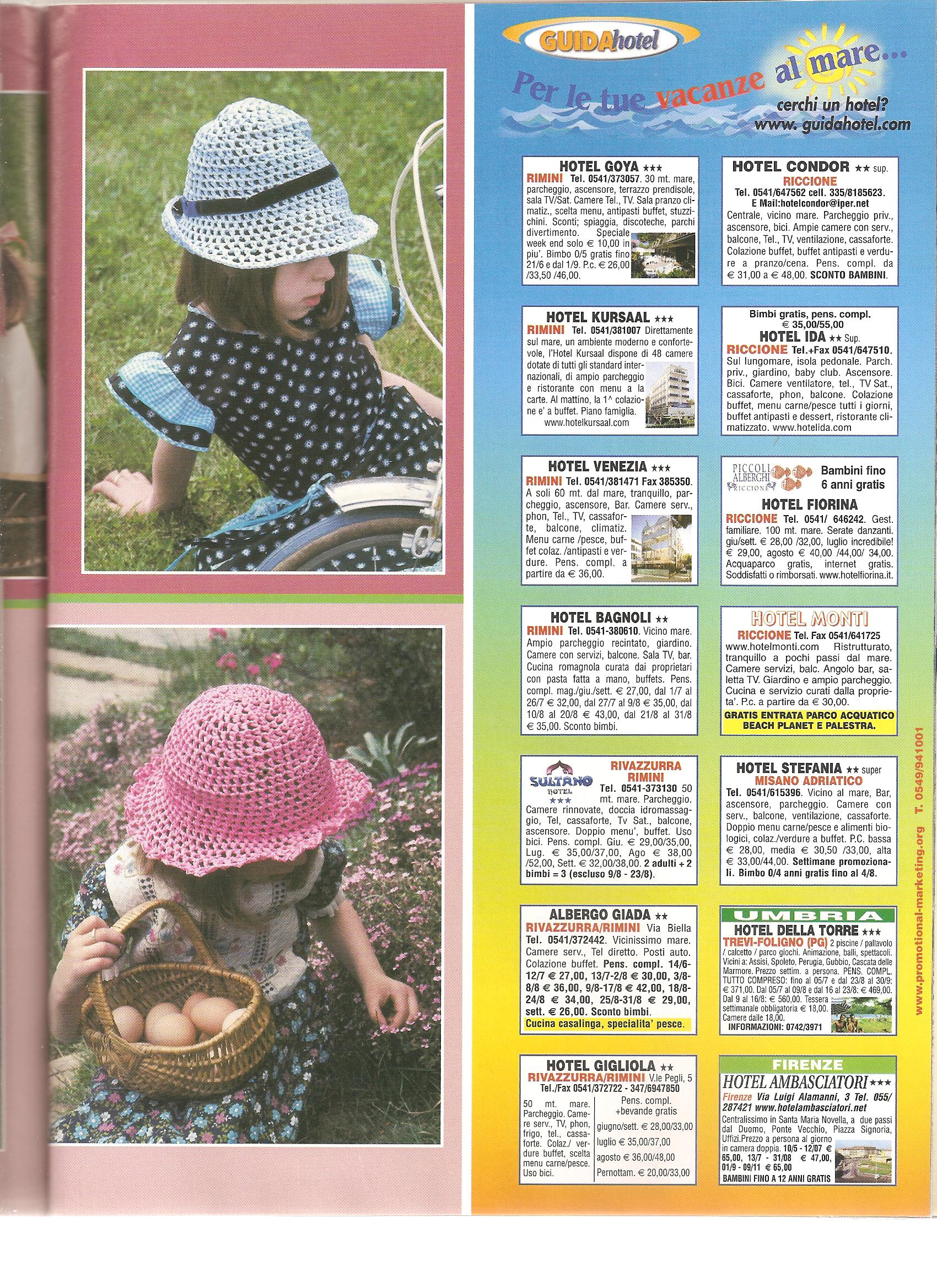 Crochet Child Raffia Hats (2)