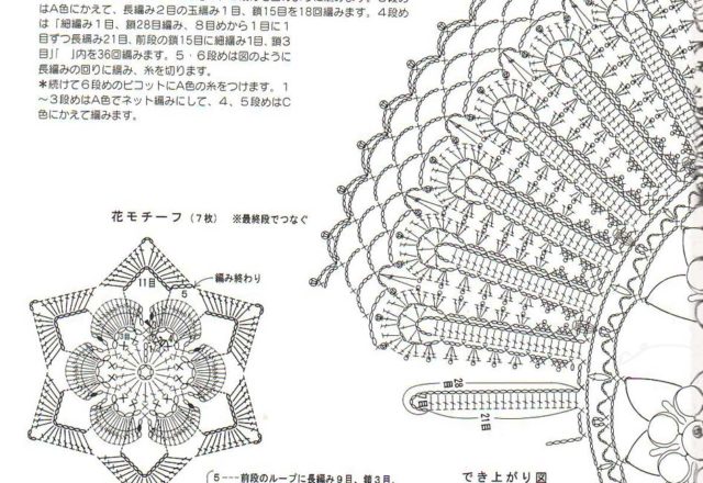 Crochet Round doily roses (2)