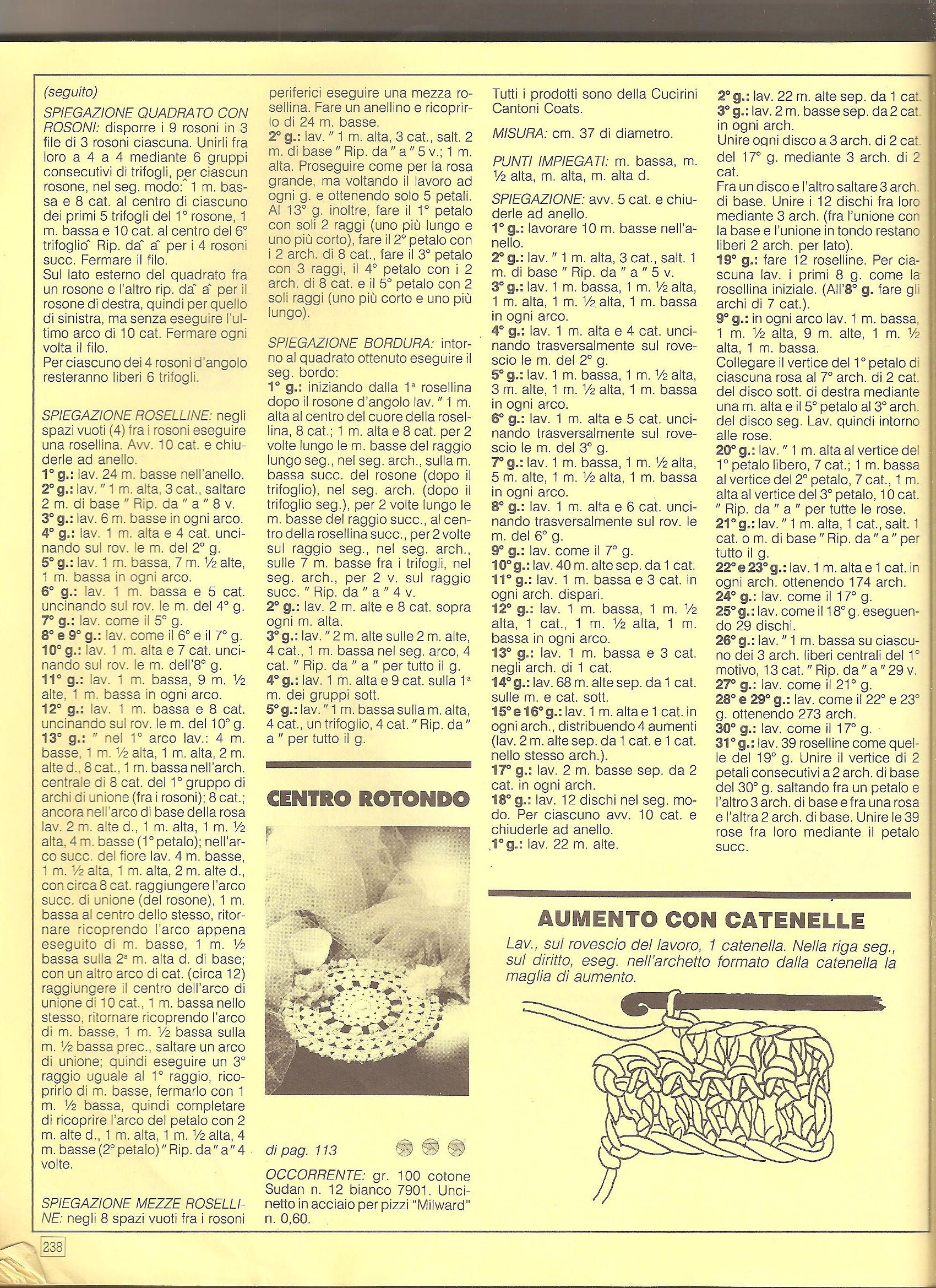 Crochet Round doily roses of Ireland (2)