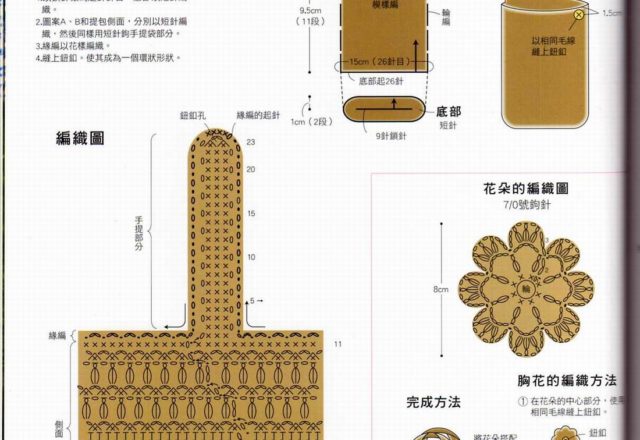 Crochet bag and cell phone holder (2)