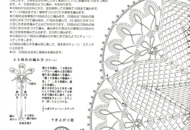 Crochet beautifulChristmas round doily (2)