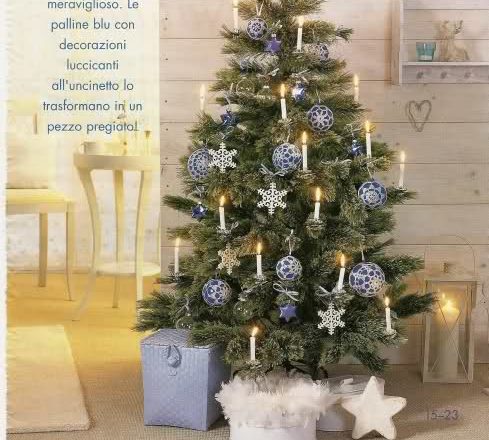 Crochet christmas balls blue and silver (1)