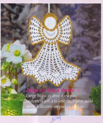 Crochet dish angel (1)