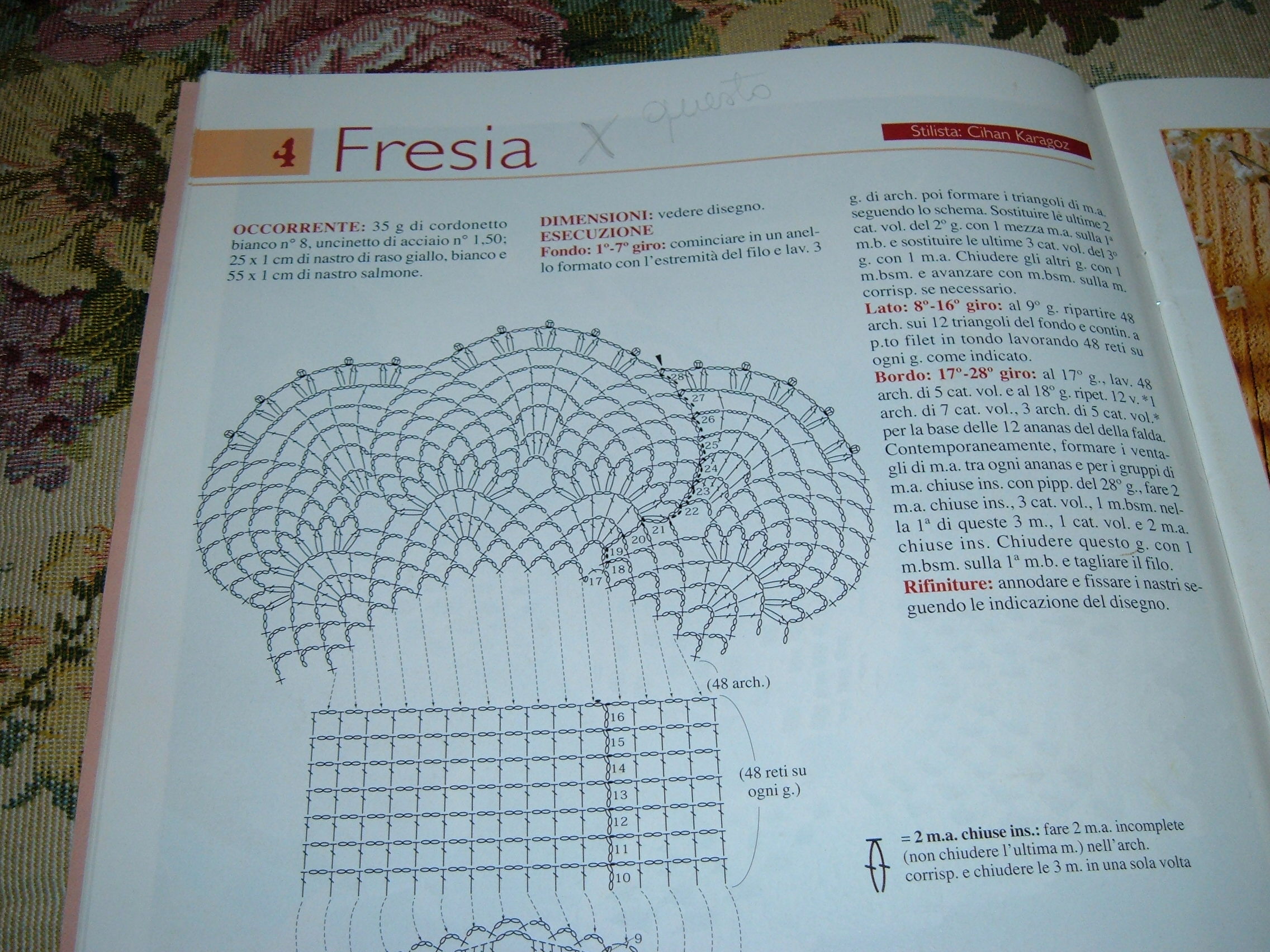 Crochet favors starched hat (3)