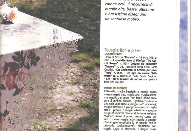Crochet filet border for table cloths (2)