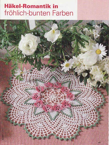 Crochet flowers Round doily (1)