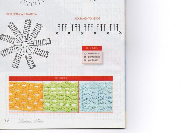 Crochet flowers bookmark (2)