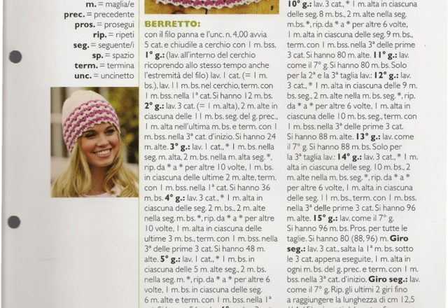 Crochet hat woman lolita (3)