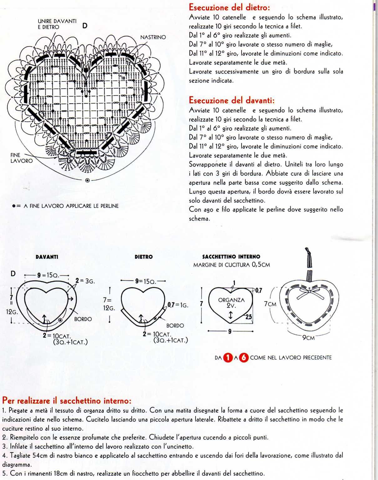 Crochet heart favor sachet (3)