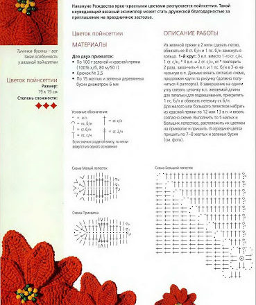 Crochet poinsettia potholder (1)