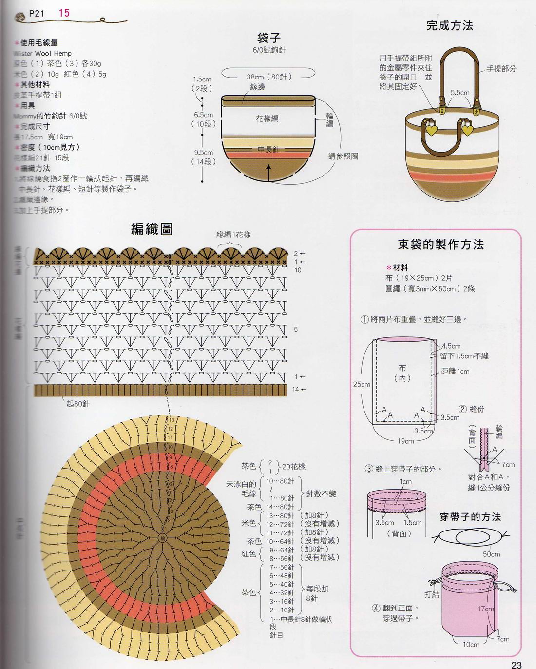 Crochet pretty bucket bag (2)