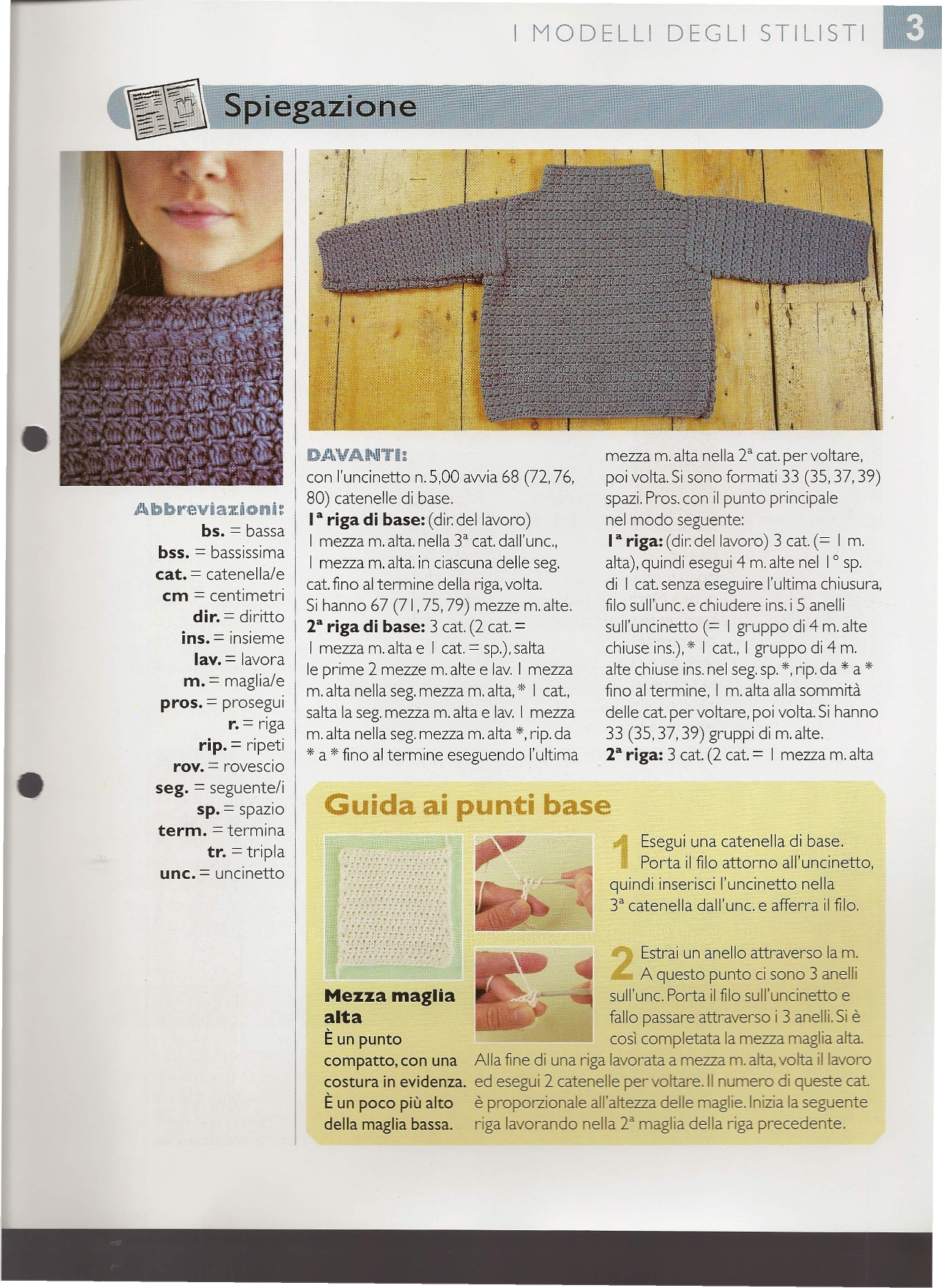 Crochet pullover the seventies (3)