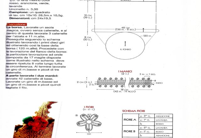 Crochet purse fans flowers (2)