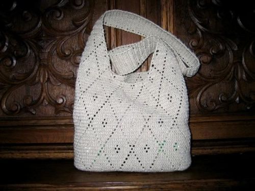 Crochet rhombus bag (1)