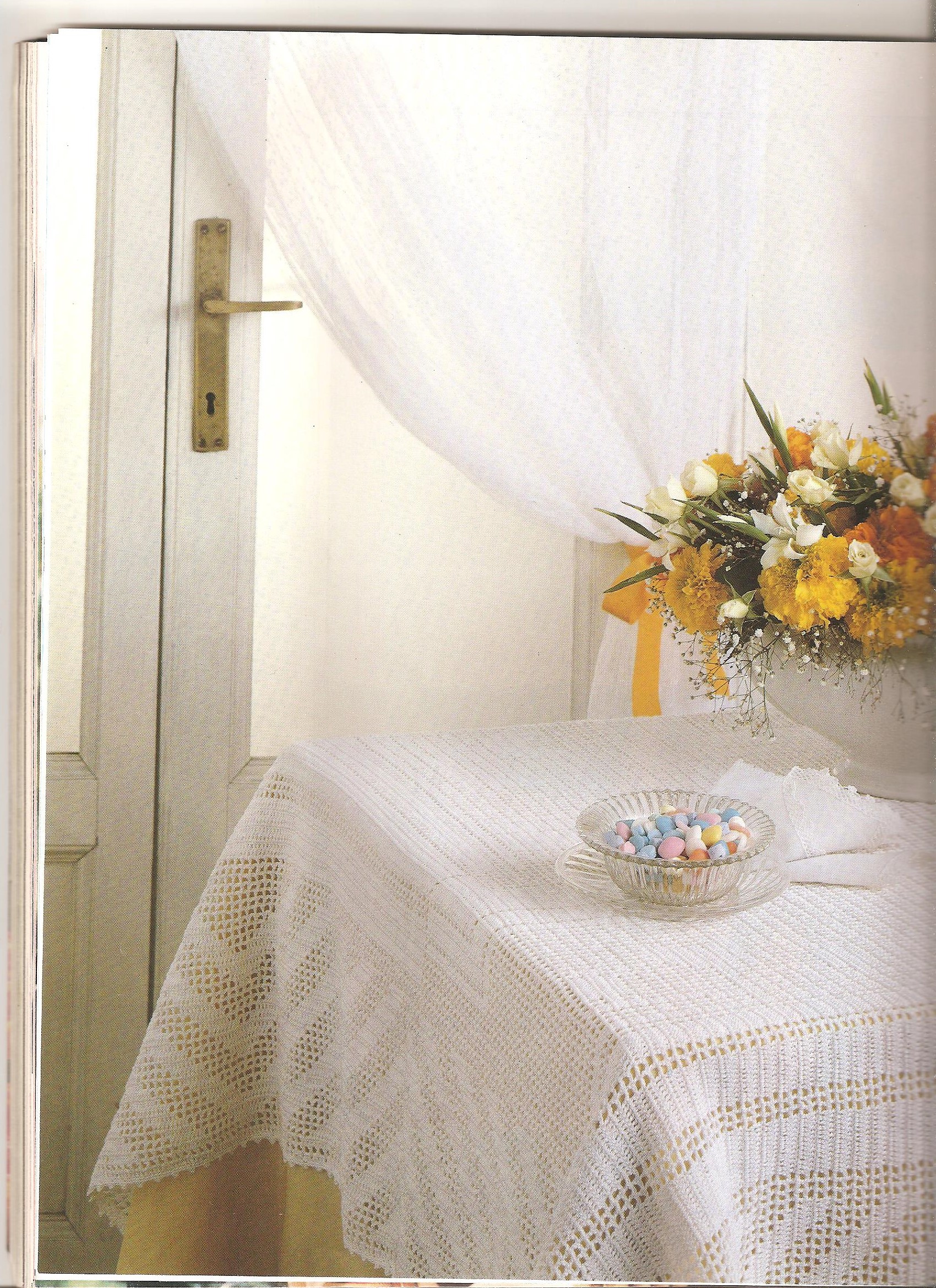Crochet simple tablecloth (1)