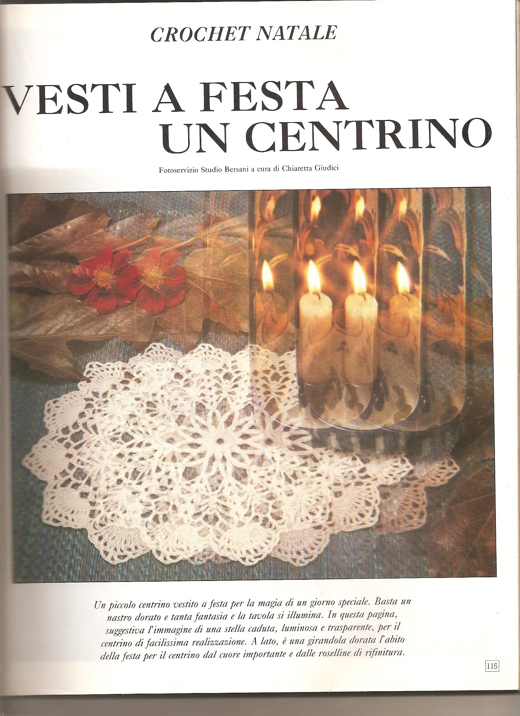 Crochet small fans doily (1)