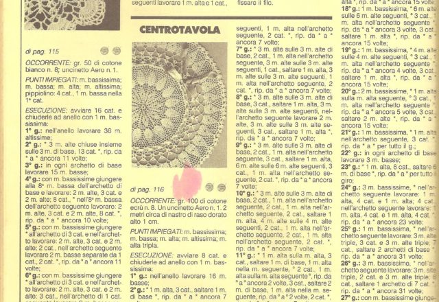 Crochet small fans doily (2)