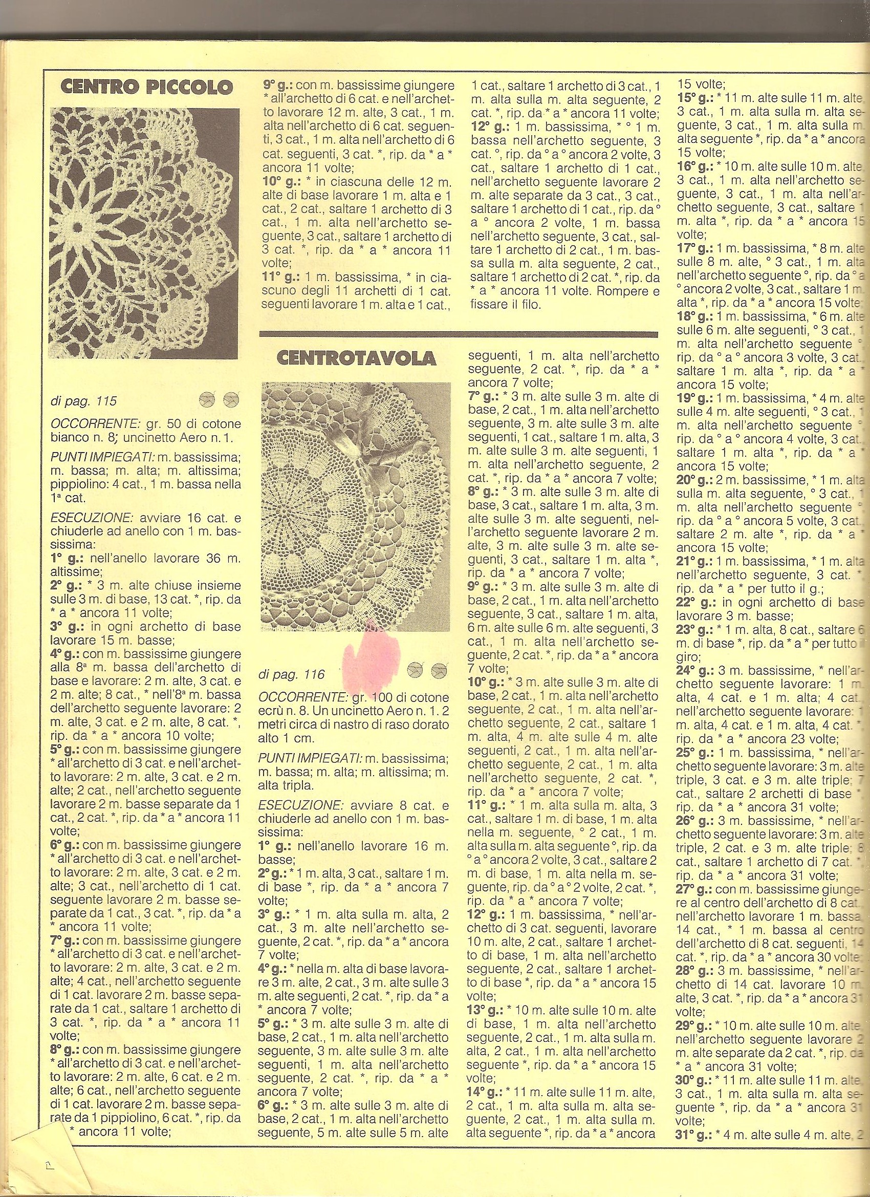 Crochet small fans doily (2)