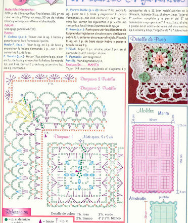 Crochet square tiles baby blanket (2)