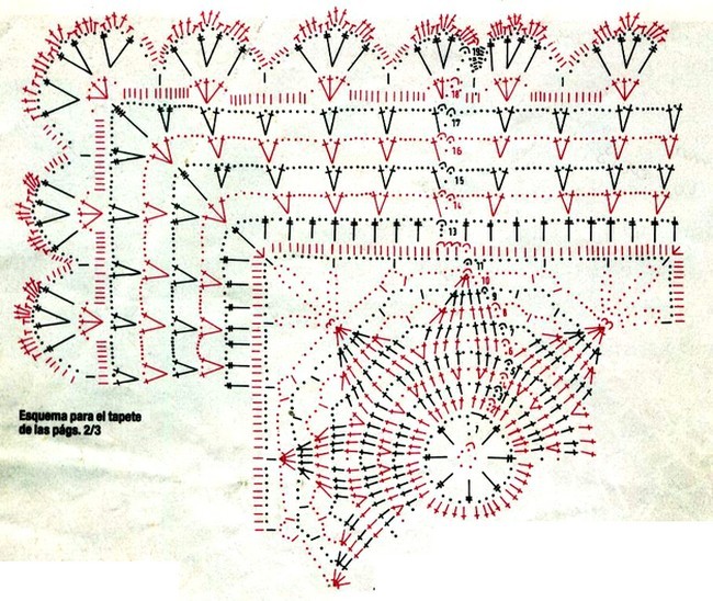 Crochet square wedding ring holder (2)